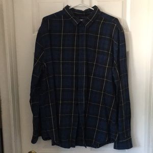 🌞 3/15$ Joe Fresh Plaid Button Down - XL